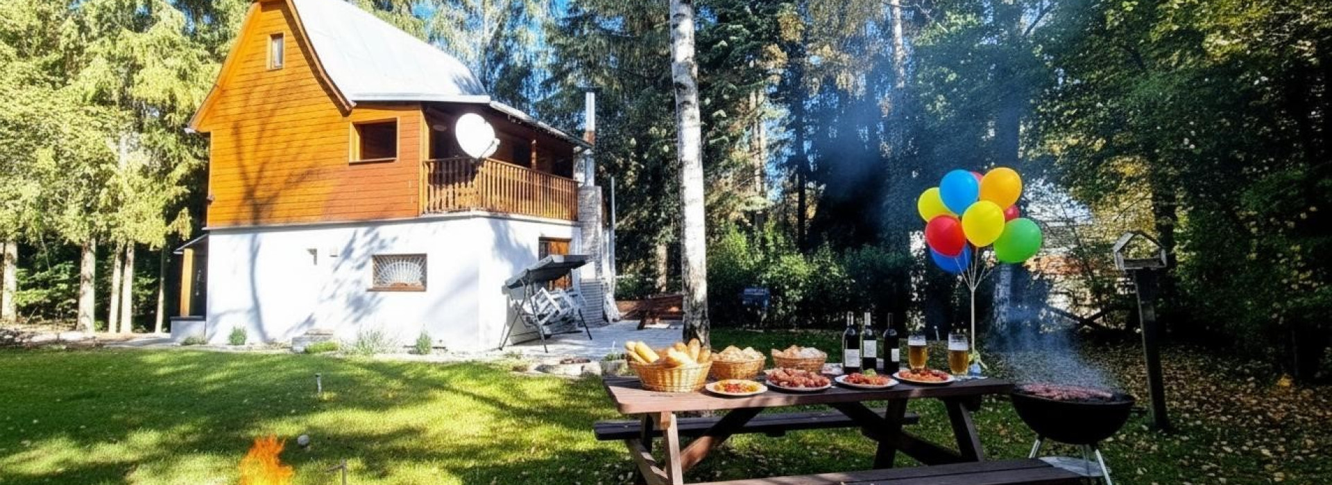 DUCHONKA – príjemná celoročná CHATA  v TICHOM prostredí s TERASOU a ústredným kúrením 